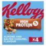 Kelloggs High Protein Almond and Salted Caramel Flavour snack bars 4 x 35g – Instore Thurmaston