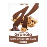 Kelloggs Special K Crunchy Oat Granola Dark Chocolate Curls 350g