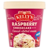 Kellys Raspberry Cheesecake with Cornish Clotted Cream 425ml