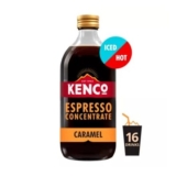 Kenco Espresso Coffee Concentrate Caramel Iced or Hot 485ml