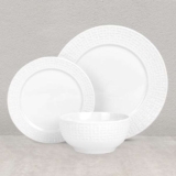 Kendall 12 Piece White Dinner Set plus Free click and collect