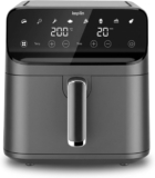Keplin 6.3L Air Fryer with Digital Touchscreen – 8-in-1 Cooking Functions – 1700W Energy-Saving Oil-Free Cooker – 80200C Temperature Control – Roast, Bake, Dehydrate, Reheat – 2-Year Warranty