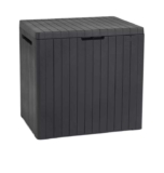 Keter City 113L Outdoor Garden Storage Box – Grey , Free C&C
