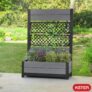 Keter Cortina Privacy Tulip Screen Planter