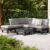 Keter Elements 5 seater modular corner lounge set