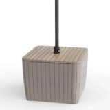 Keter Luzon Cappuccino Square Parasol base 9.3kg – Free C&C