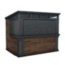 Keter Rosewood 9.1ft x 6.8ft (2.8 x 2.1m) Garden Bar Shed