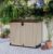 Keter Store It Out Midi 880L Garden Storage Box -Beige/Brown