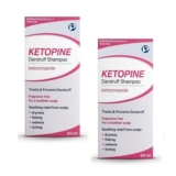 Ketopine Anti-Dandruff Shampoo 60ML – Pack of 2