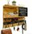 Key Holder for Wall, Key Hooks Wall Mounted with 12 Hooks, Wooden Mail Organizer Rustic Wooden Keys Rack Hanger with Bulletin Board and Shelf for Home Decor Entryway Mudroom Hallway Office