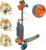 Keyriders 3-Wheel Kids Scooter with Water Blaster Height Adjustable, Lightweight, 4 Jet Streams Launch up to 5m, Anti-Slip Foot Plate & Rear Brake Safe Outdoor Ride-On Toy for Kids Ages 3