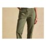 Khaki Green Slim Fit Chino Trouser with Elasticated Waist