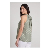 Khaki Polka Dot Top