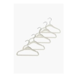Kids 5 Pack Grey Velour Hangers