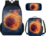 Kids Backpack with Lunch Bag Pencil Case Set of 3 Piece for Elementary Students