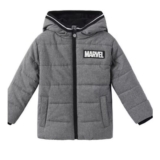 Kids Disney Hooded Long Sleeve Short Puffer Jacket