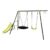 Kids Double Swing and Slide Set