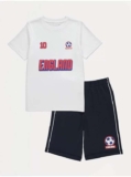 Kids Football Short Pyjamas ( England/ Ireland/ NI / Wales/ Argentina/ Brazil/ France/ Italy/ Spain, Sizes 1.5-6 yrs, 6-14 Yrs £5 Free C&C
