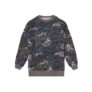 Kids Khaki with Green Wild Camo Oversized Sweatshirt