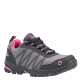 Kids Littledean Hiking Waterproof Shoes Pink/Grey