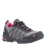 Kids Littledean Hiking Waterproof Shoes Pink/Grey