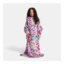 Kids Positive Vibes TV Blanket Coral Fleece Wearable Throw