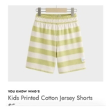 Kids Printed Coloured Shorts.