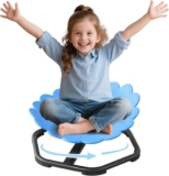 Kids Sensory Spinning Chair, Spinning Chair for Autism & ADHD Children, Autism Sensory Equipment Sit and Spin Activity Toys, Kids Swivel Chair Wobble Board