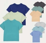 Kids Short Sleeve T-Shirts 3 Pack / Crew neck 3 pk /5 – 10 yrs / 11 – 14 yrs £5