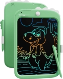 Kikapabi LCD Writing Tablet,10 inch Doodle Board Drawing Pad Tablet with Lock Function, Erasable, Portable, Educational Learning Unicorn Toy Gifts for 3 4 5 6 7 8 9 Years Old Girls Toddlers (Green)