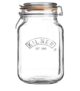 Kilner Klip Top square Storage Jar 1.5kg (Nectar Price)