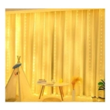 Kimuwote 3m X 2m 200LED USB Curtain Lights, Warm White