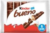 Kinder Bueno Classic Chocolate Bars, Pack of 6 – £1.60 S&S