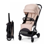 Kinderkraft INDY 3 Lightweight Pushchair, Birth to 15 Kg, Beige
