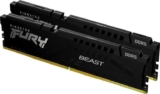 Kingston FURY Beast 64GB 6000MT/s DDR5 CL36 DIMM (Kit of 2) Black