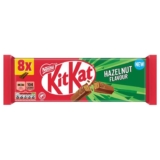 KitKat 2 Finger Hazelnut Flavour Chocolate Bar Multipack 8 x 20.7g (£1.42 S&S)