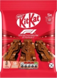 KitKat F1 Chocolate Car Figures, Milk Chocolate Wafer Biscuit, 5 Pack, 5 x 11g (55g) – S&S £1.28
