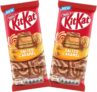 KitKat Salted Caramel Sharing Bar Crispy Wafer with Salted Caramel Filling Covered in Caramel Milk Chocolate Swirls 99g Bar