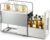 Kitchen Countertop Spice Rack Organizer Pull-Out Seasoning Shelf for Oil, Salt & Vinegar Compact Corner Storage for Coffee Station & Worktop Organisation