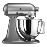 KitchenAid Artisan Stand Mixer (Contour Silver, Stainless Steel, 50/60Hz) 5KSM125BCU