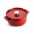KitchenAid Cast Iron Empire Red Non-Stick 22cm Casserole Dish with Lid