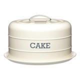 KitchenCraft Living Nostalgia Airtight Cake Tin Dome 28.5cm Antique Cream