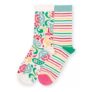 Kite Pack of 2 Womens Organic Cotton Paisley Power Socks