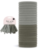 Kitsch Soft Nylon Hair Ties No Damage 20pcs – Hair Bands, Strong Stretchy Hairbands & Hair Bobbles – Sold by KITSCH LLC / FBA