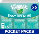 Kleenex Easy Breathe Travel Tissues – Multipack 6 Tissue Packs