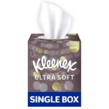 Kleenex Ultra Soft Facial Tissues (48 Tissues) – Single Cube Tissue Box Beautifully Soft and Silky Tissues