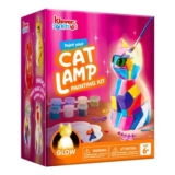 Klever Kits Paint-Your-Own Cat Lamp Kit for Kids 6-12