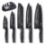 Knife Set, 5 Pieces Kitchen Knives Set with Healthy Anti-Rust Coating