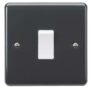 Knightsbridge Part M 10AX 1-Gang 2-Way Light Switch Anthracite (Free C&C)
