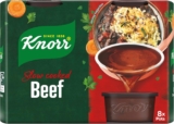 Knorr Beef Stock Pots gluten-free to add a rich beef flavour to your dishes 32x 28 g